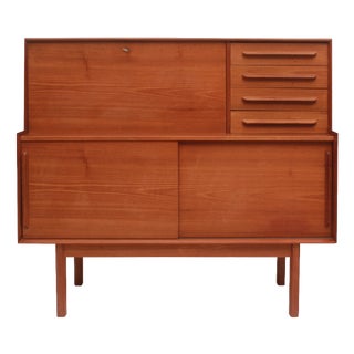 Danish Sideboard with Secretary in Teak, 1965 For Sale