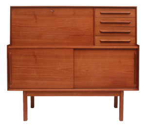 Danish Sideboard with Secretary in Teak, 1965