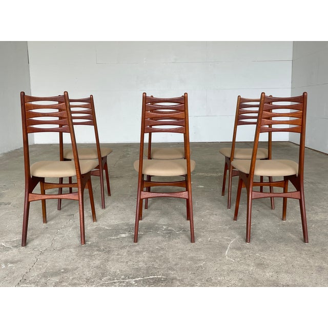 Wood Vintage Danish Teak Dining Chairs from Boltinge Stolefabrik, 1960s, Set of 6 For Sale - Image 7 of 10
