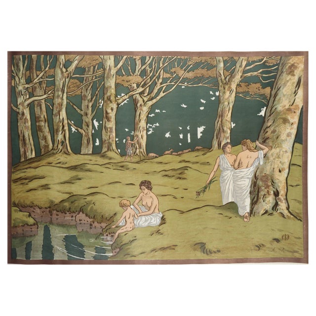 Henri Rivere, The Clearing, Original Lithograph For Sale