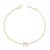 Immerse yourself in the understated elegance of this 10K yellow gold bracelet, for an enrapturing shimmer that captures...