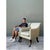 Vintage Rose Tarlow Melrose House “Sabre Leg” Lounge Chairs - A Pair For Sale - Image 9 of 12