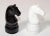 Introducing to You the 1980s Black and White Chess Mates Knight Pieces of Salt and Pepper Shakers. This handmade Set is...