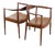 Set of Hans Wegner the Round Chair both in Oak For Sale