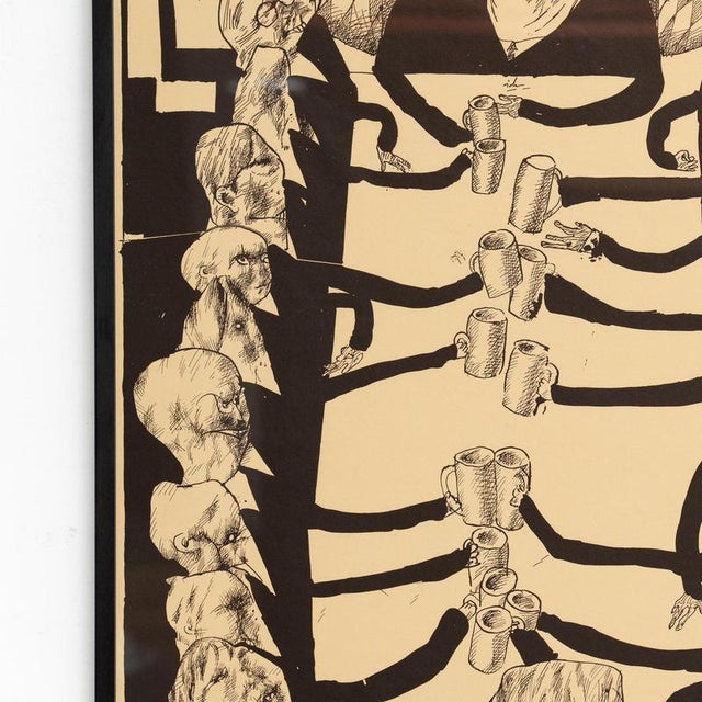 Modern Horst Janssen, Munchen, 1960s, Print For Sale - Image 3 of 9