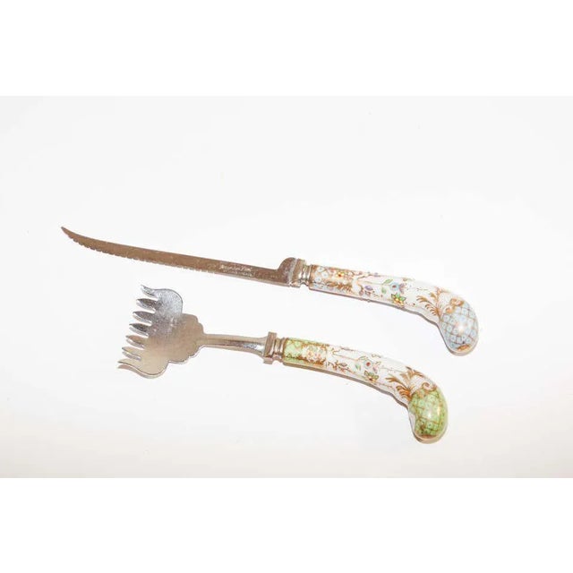 Vintage Sheffield Knife and Fork Set - A Pair For Sale In Palm Springs - Image 6 of 13