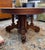 Wood Late 19th Century Belgian Oval Walnut Pedestal Table For Sale - Image 7 of 9