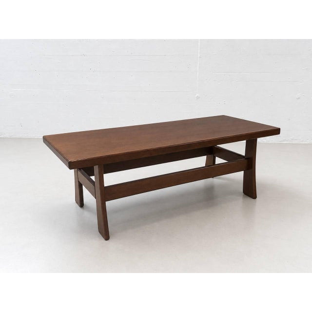 Rare scandinavian vintage coffee table from the 1970s with a clean, functional design and a solid, handcrafted look. the...