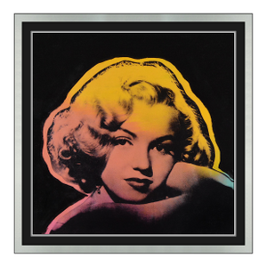 Late 20th Century Marilyn Monroe in Pop Art Yellow Oil Painting Steve Kaufman