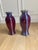 Offered is a stunning, sophisticated pair of oversized hexagonal vases by renowned American ceramic artist John Shedd....