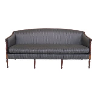 Modern Hickory Chair Co. Sheraton Mahogany Sofa For Sale
