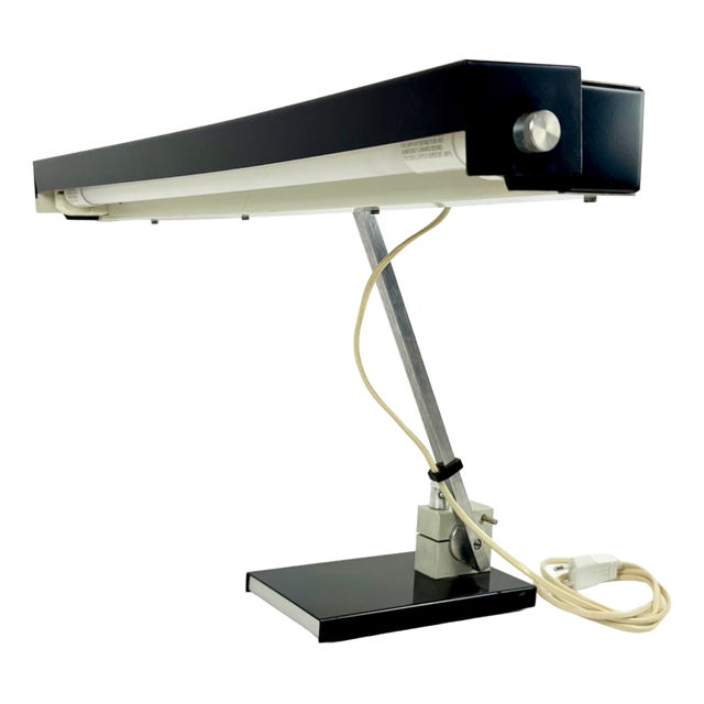 Mid-Century Modern Model 2020 Desk Lamp by Klaus Musinowski for PGH Lighting Fixtures Halle, 1960s For Sale