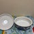 Vintage Chinese Blue and White Porcelain Lidded Small Serving Bowl Chinoiserie Peony For Sale In Minneapolis - Image 6 of 7