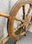 Nautical Vintage Ship's Wheel For Sale - Image 3 of 10