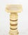 Two-Tone Alabaster Pedestal. 37" H x 10" W x 9.75" D. Provenance: From an East 63rd Street, New York City Collection.