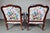 Textile Vintage Floral Bergère Armchairs by Century Furniture, a Pair For Sale - Image 7 of 16