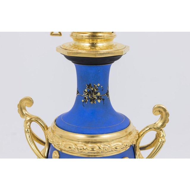 Napoléon Iii Neoclassical Style Porcelain Table Lamps, Set of 2 For Sale - Image 10 of 13