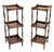 Vintage Georgina Style Three-Tier Side Tables, 1930, Set of 2 For Sale