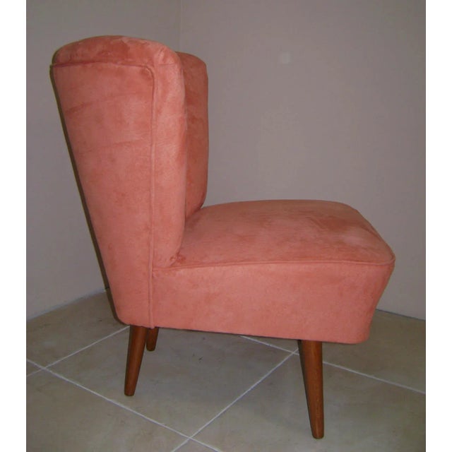 - A1950s chair - Very well constructed - Solid beech inner frame and solid beech legs - It has been fully and...