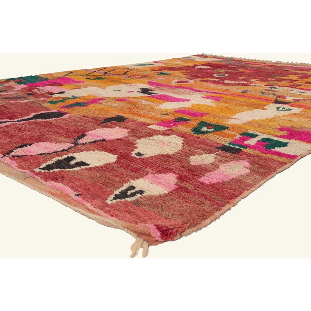 22095 Contemporary Boujad Moroccan Rug, 09'11 x 13'04. The Atlas Testament: An Abstract Boujad Moroccan Masterpiece of...