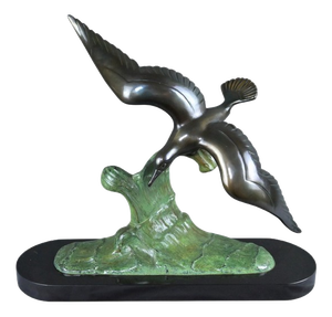 Charles Ruchot, Bird in Flight, 1920s, Bronze