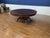 Traditional Round Walnut Dining Table by Leighton Hall - Made-to-Order For Sale - Image 10 of 12