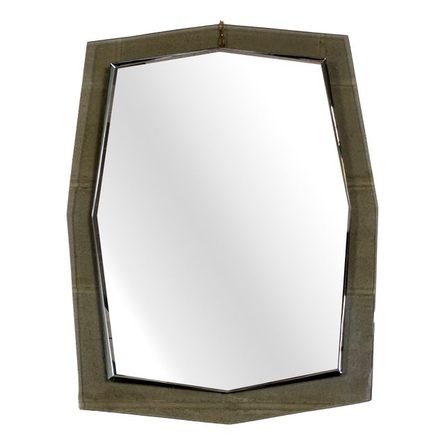 Smoked Glass Mirror from Fontana Arte, 1970s For Sale