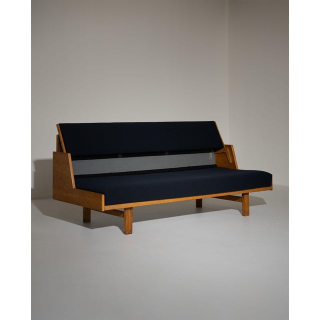 Wood GE258 Sofa Bed by Hans J. Wegner for Getama, 1950s For Sale - Image 7 of 16