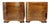 Art Deco Bedside Tables by Jindřich Halabala for Up Závody, 1930s, Set of 2 For Sale