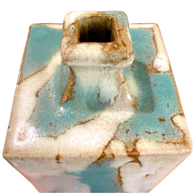 Shoji Hamada (1894–1978) Japanese Mingei Stoneware Bottle Vase For Sale In San Francisco - Image 6 of 11