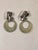 Metal Vintage Abalone Sterling Door Knocker Earrings - A Pair For Sale - Image 7 of 7