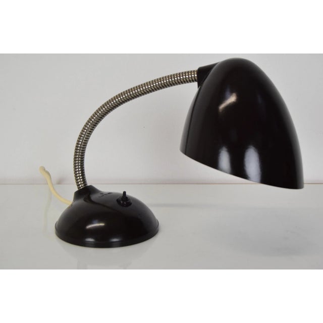 Metal Vintage Adjustable Bakelite Table Lamp, 1950s For Sale - Image 7 of 13