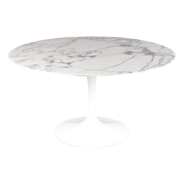 Vintage Marble Dining Table by Saarinen for Knoll, 1970s For Sale