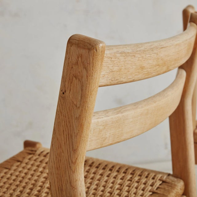 Wood + Woven Papercord Dining Chair by Kurt Østervig, Denmark 1960s - 3 Available For Sale - Image 10 of 12