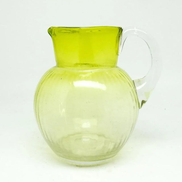 Art Nouveau Jug from Cramberry Glass, United Kingdom, Early 1900s For Sale - Image 6 of 11