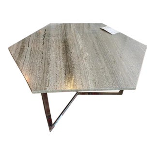 Light Gray Stone Coffee Table Custom For Sale