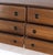 Wood Danish Mid Century Modern 6 Drawers Walnut Double Dresser Credenza Round Pulls For Sale - Image 7 of 12