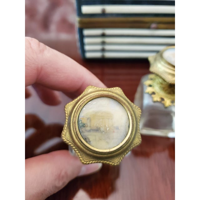 Early 19th Century Antique French Empire Perfume Bottle Casket Box For Sale In Boston - Image 6 of 8