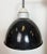 Mid-Century Modern Industrial Factory Wall Lamp with Black Enamel Shade, 1960s For Sale - Image 3 of 16