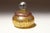 Elegant glass powder/trinket jar/vide poche (ca. 1920s, Czechoslovakia). Hand applied design in attractive purple, orange,...