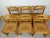 Vintage Elm Straw Chairs from Maison Regain, 1970s, Set of 6 For Sale - Image 6 of 18