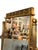 Wood Neoclassical Hollywood Regency Brass-Clad Mahogany Vanity Dressing Mirror For Sale - Image 7 of 13
