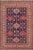 Boho Chic Super Kazak Blue/Beige Wool Rug - 7'10'' X 10'1'' For Sale - Image 10 of 10