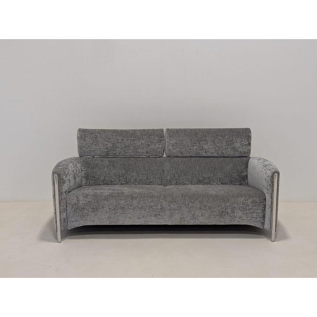 Grey Velvet Goncharov Sofas from Leolux For Sale - Image 12 of 13