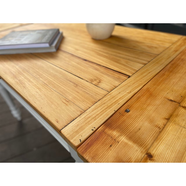 Wood Antique Extendable Table, 1890s For Sale - Image 7 of 18