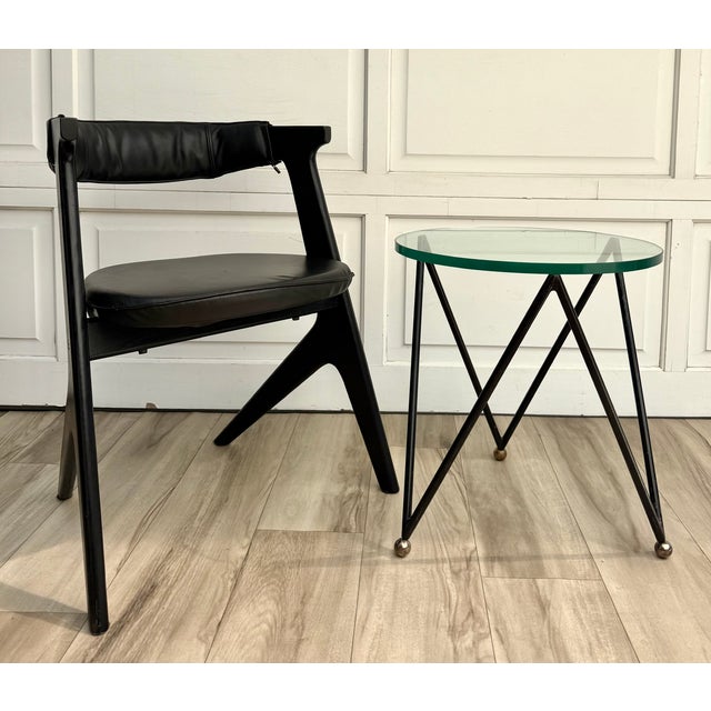 Tom Dixon “Slab” Dining Chairs With Black Leather Seats & Back Pads - Set of 4 For Sale - Image 15 of 15