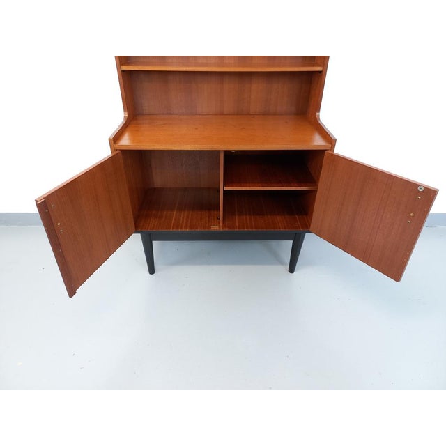 Vintage Scandinavian Teak Library, 1960s For Sale - Image 6 of 17