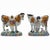 Yorkshire Prattware Figures of Cows With Attendants For Sale In Philadelphia - Image 6 of 10