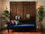 Asian Vintage Finish Openwork Figural 4 Panels Wood Floor Screen Room Divider For Sale - Image 3 of 13