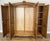 Vintage Louis XVI French Four Door Oak Carved Armoire For Sale - Image 11 of 12